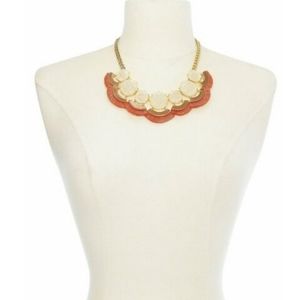 INC International Concepts Gold-Tone Stone & Tassel Fringe Statement Necklace